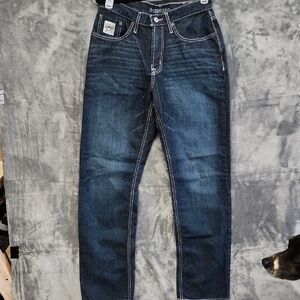 Cinch Men's Dark Blue Straight Jeans 31 x 34